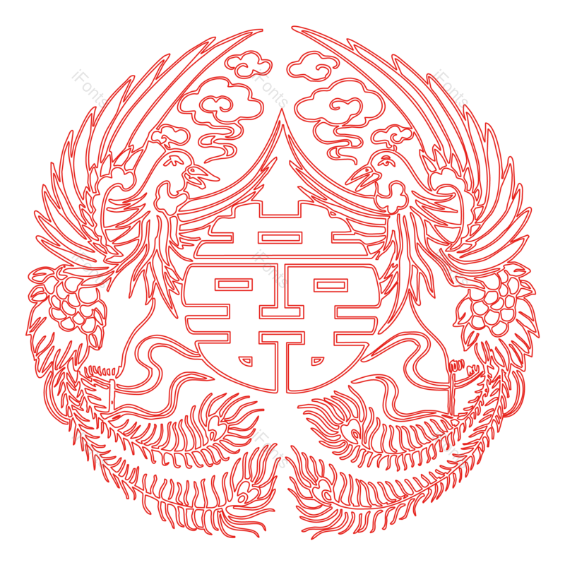 花纹图片,图案元素,剪纸PNG,剪纸元素免抠素材